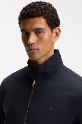 Water-repellent jacket in mercerised stretch cotton 3
