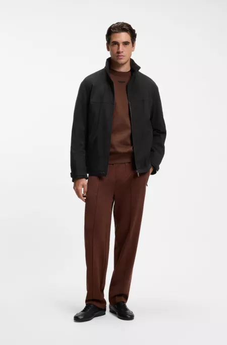 BOSS x ASTON MARTIN jacket in comfort-stretch fabric
