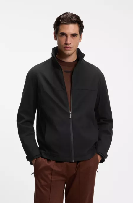 BOSS x ASTON MARTIN jacket in comfort-stretch fabric