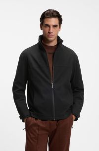 BOSS x ASTON MARTIN jacket in comfort-stretch fabric, Black