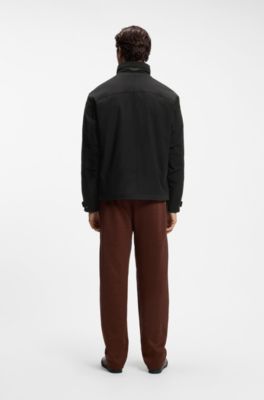 BOSS x ASTON MARTIN jacket in comfort-stretch fabric, Black