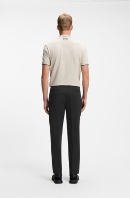 Boss Relaxed-fit trousers with front pleats casual byxor herr – bild 2