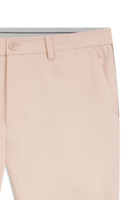 Regular-fit trousers in water-repellent stretch fabric, Light Orange
