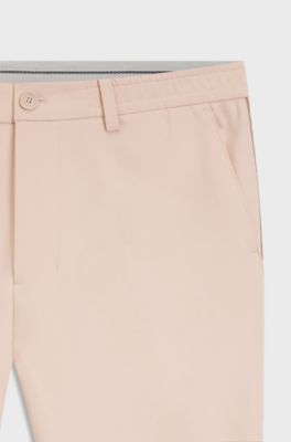Regular-fit trousers in water-repellent stretch fabric, Light Orange