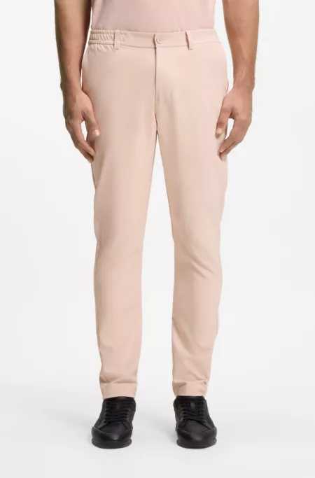Regular-fit trousers in water-repellent stretch fabric