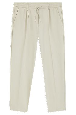 Active tapered-fit trousers in water-repellent stretch fabric