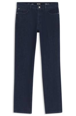 Boss Regular-fit kick flare jeans in stretch denim dam – bild 4
