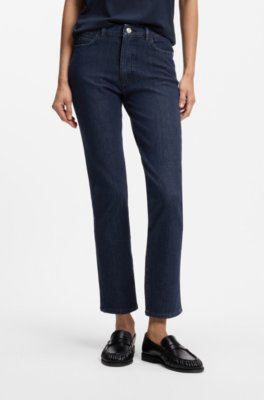 Regular-fit kick flare jeans in stretch denim