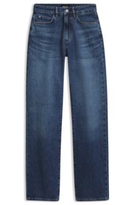 Boss Slim-fit cropped jeans in stretch denim dam – bild 4