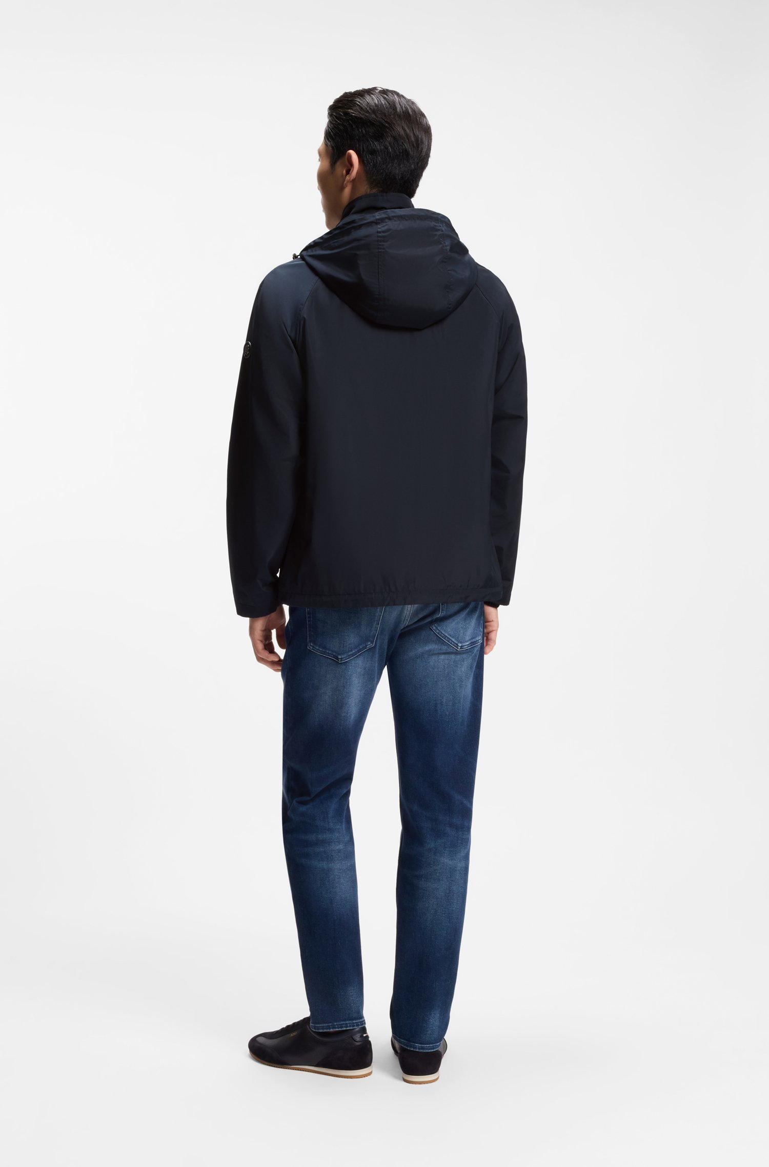 Boss Regular-fit hooded jacket with water-repellent finish jackor herr – bild 2