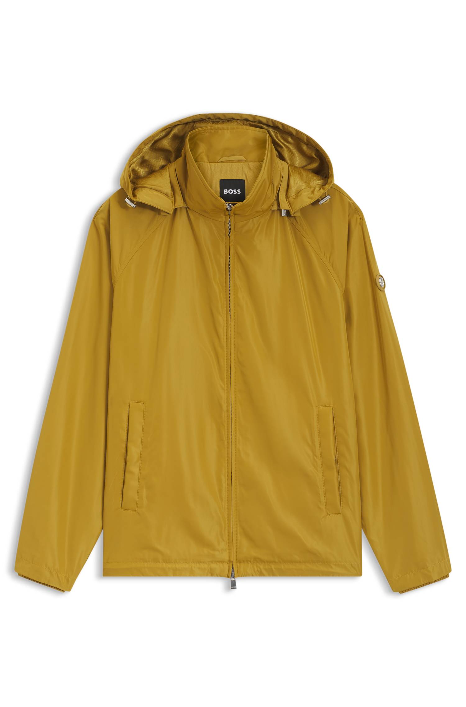 Boss Regular-fit hooded jacket with water-repellent finish jackor herr – bild 4