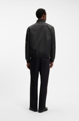 Water-repellent jacket with monogram-pattern sleeves 2