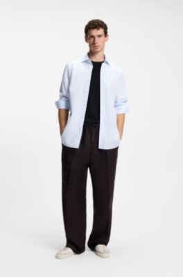 Boss BY BECKHAM slim-fit shirt in cotton kostymskjortor herr – bild 2