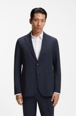 Slim-fit blazer in performance stretch fabric