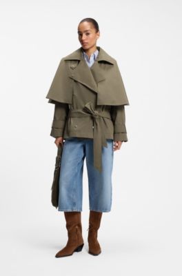 Jeans alla caviglia a vita media in relaxed fit, Blu