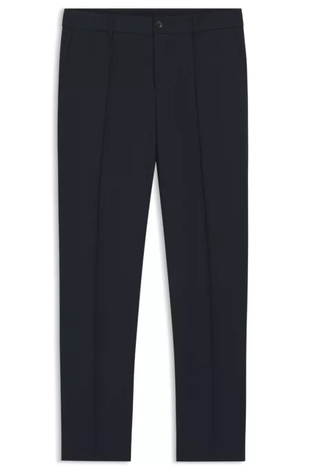 Slim-fit trousers in performance stretch fabric