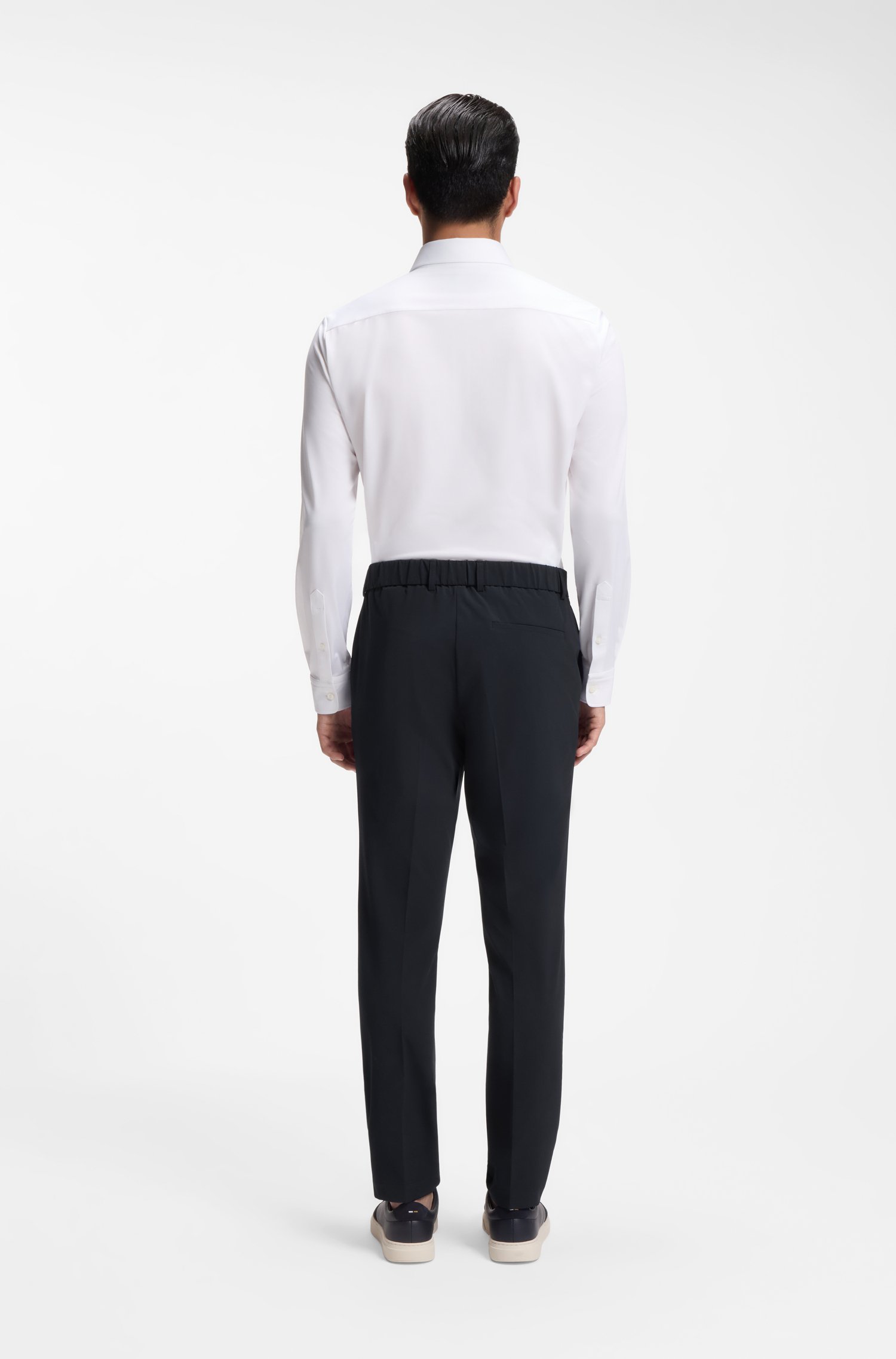 Boss Slim-fit trousers in performance stretch fabric byxor herr – bild 2