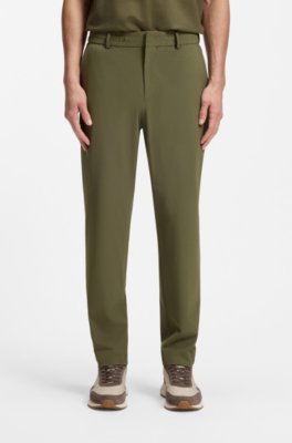 Tapered-fit trousers in performance stretch fabric