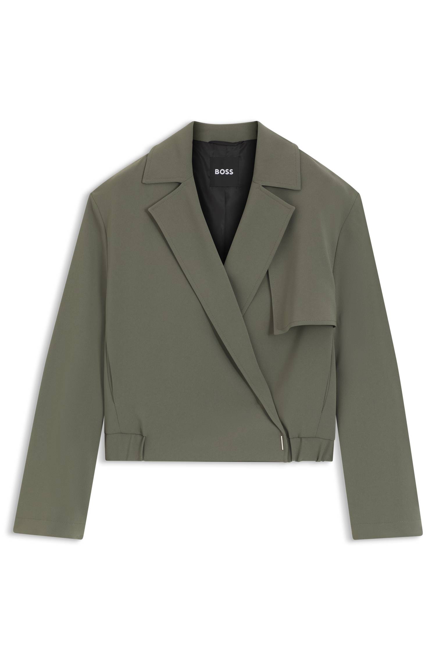 Boss Relaxed-fit jacket in Japanese crepe jackor dam – bild 4