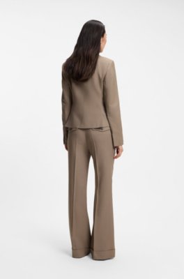 Boss Slim-fit blazer in stretch gabardine dam – bild 2