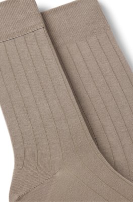 Boss Two-pack of ribbed socks with signature-stripe details övrigt herr – bild 4