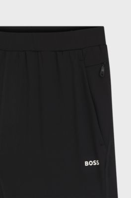 Active training shorts in quick-drying fabric, Black
