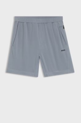 Active training shorts in quick-drying fabric, Grey