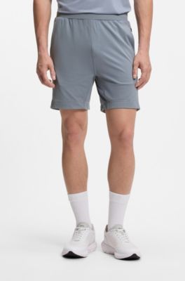 Active training shorts in quick-drying fabric, Grey