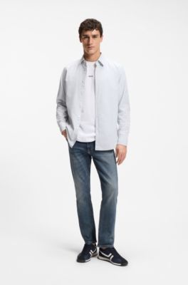 Delaware Slim-fit jeans in stretch-cotton blend, Blue