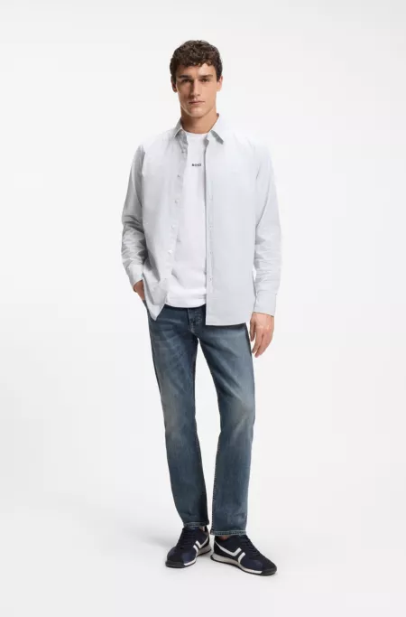 Vaqueros slim fit de algodón elástico