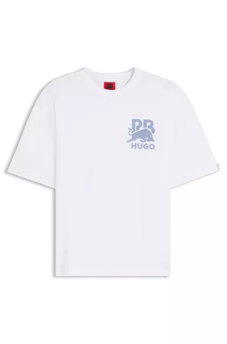 HUGO x RB relaxed-fit T-shirt with bull motif