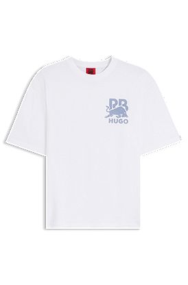 HUGO x RB relaxed-fit T-shirt with bull motif