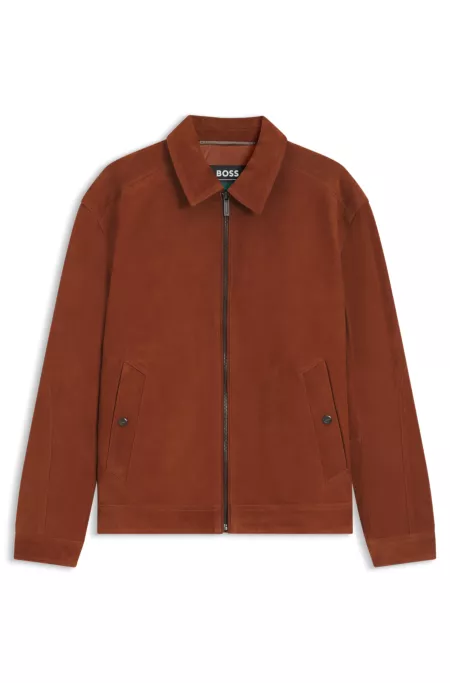 BOSS x ASTON MARTIN jacket in suede