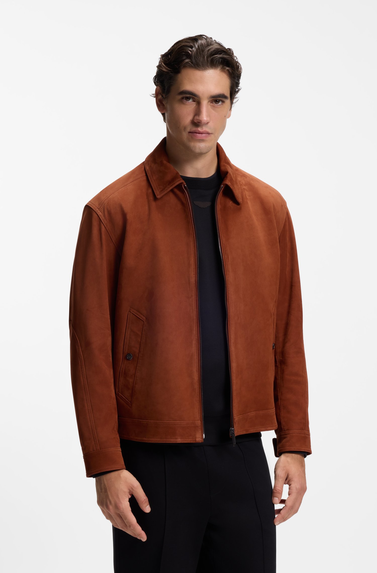 Boss x ASTON MARTIN jacket in suede jackor herr