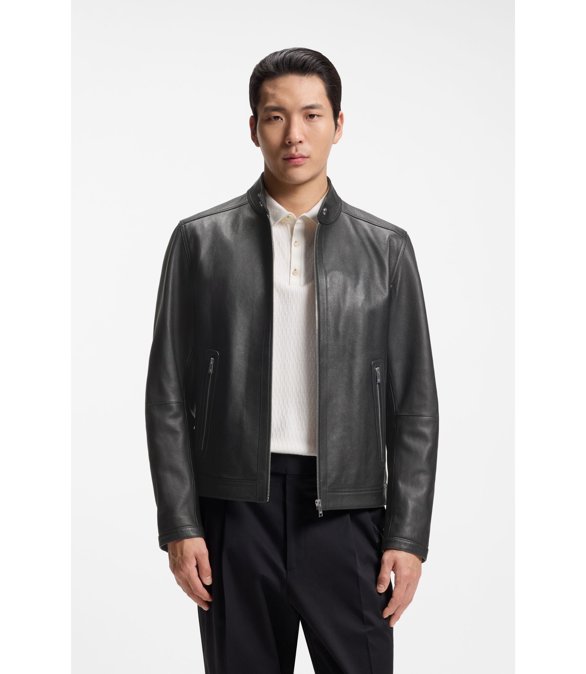 素材：レザー | HUGO BOSS