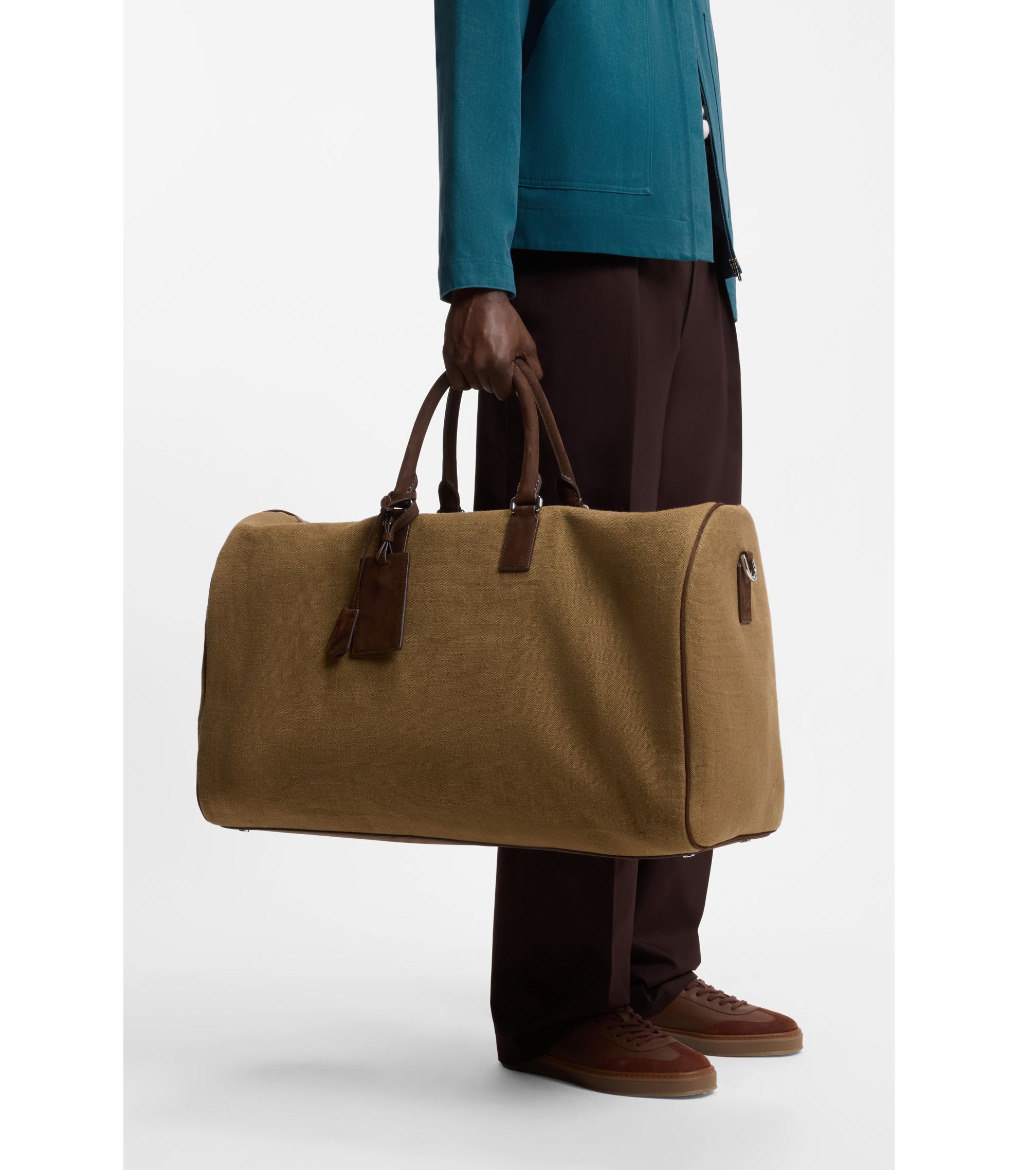 非売品　BECKHAM x BOSS トートバッグ BOSS - BECKHAM x BOSS holdall in grained leather - Dark Brown