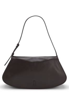 Ariell shoulder bag in leather with adjustable strap 1