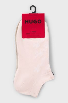 Three-pack of ankle-length socks, Patterned