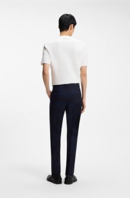 Hugo Cotton-blend T-shirt with creased effect herr – bild 3