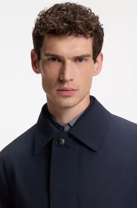 Manteau Regular en tissu stretch à motif