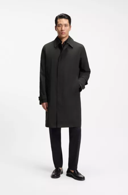 Manteau déperlant en tissu stretch