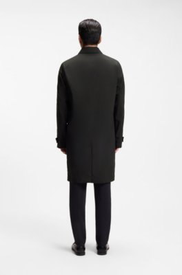 Water-repellent coat in stretch fabric 3