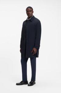 Water-repellent coat, Dark Blue