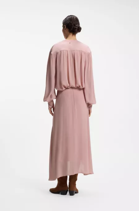 Midi skirt in crepe de chine
