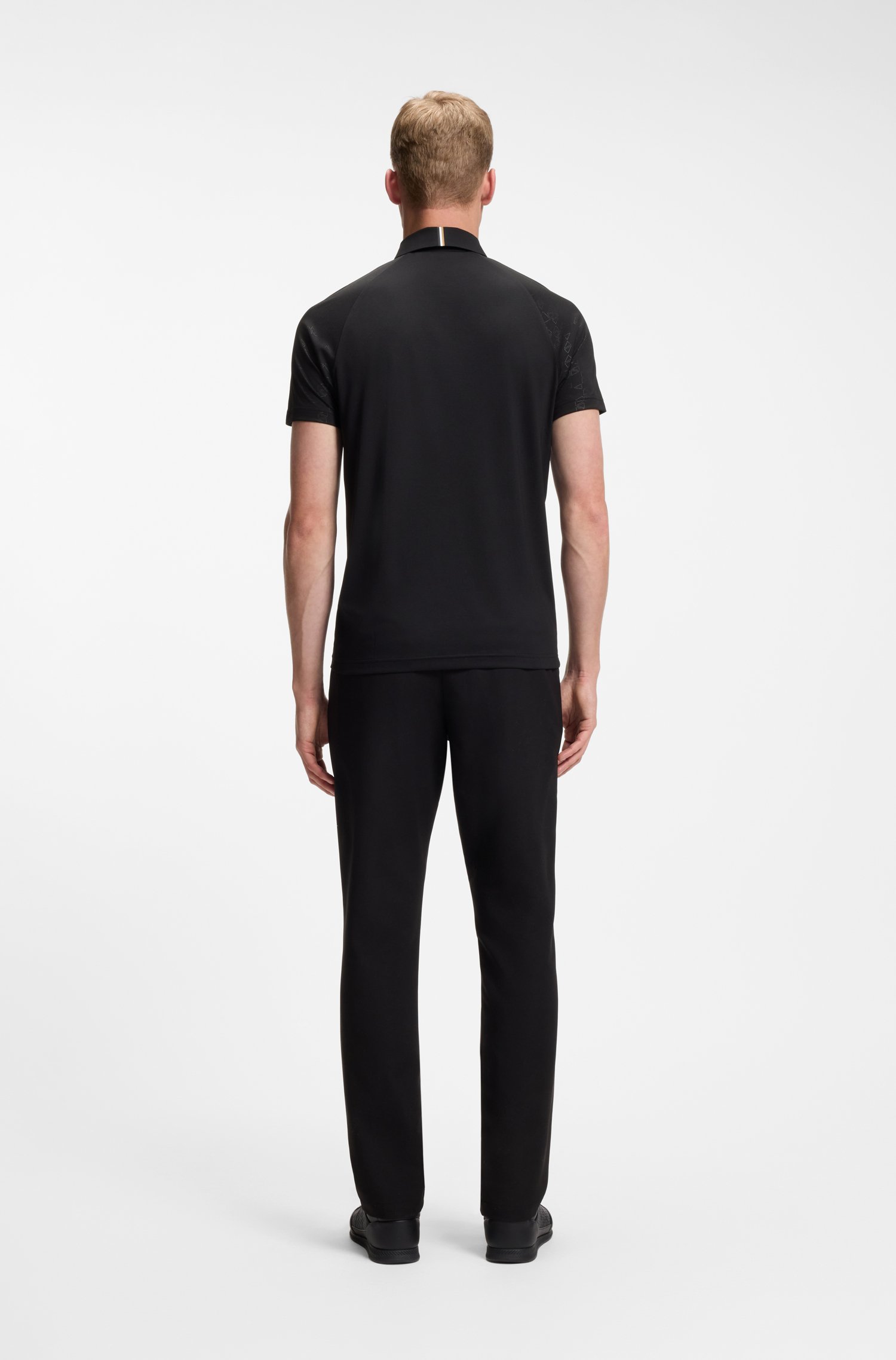 Boss Active polo shirt with moisture management pikéer herr – bild 3
