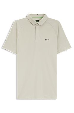 Active polo shirt with moisture management