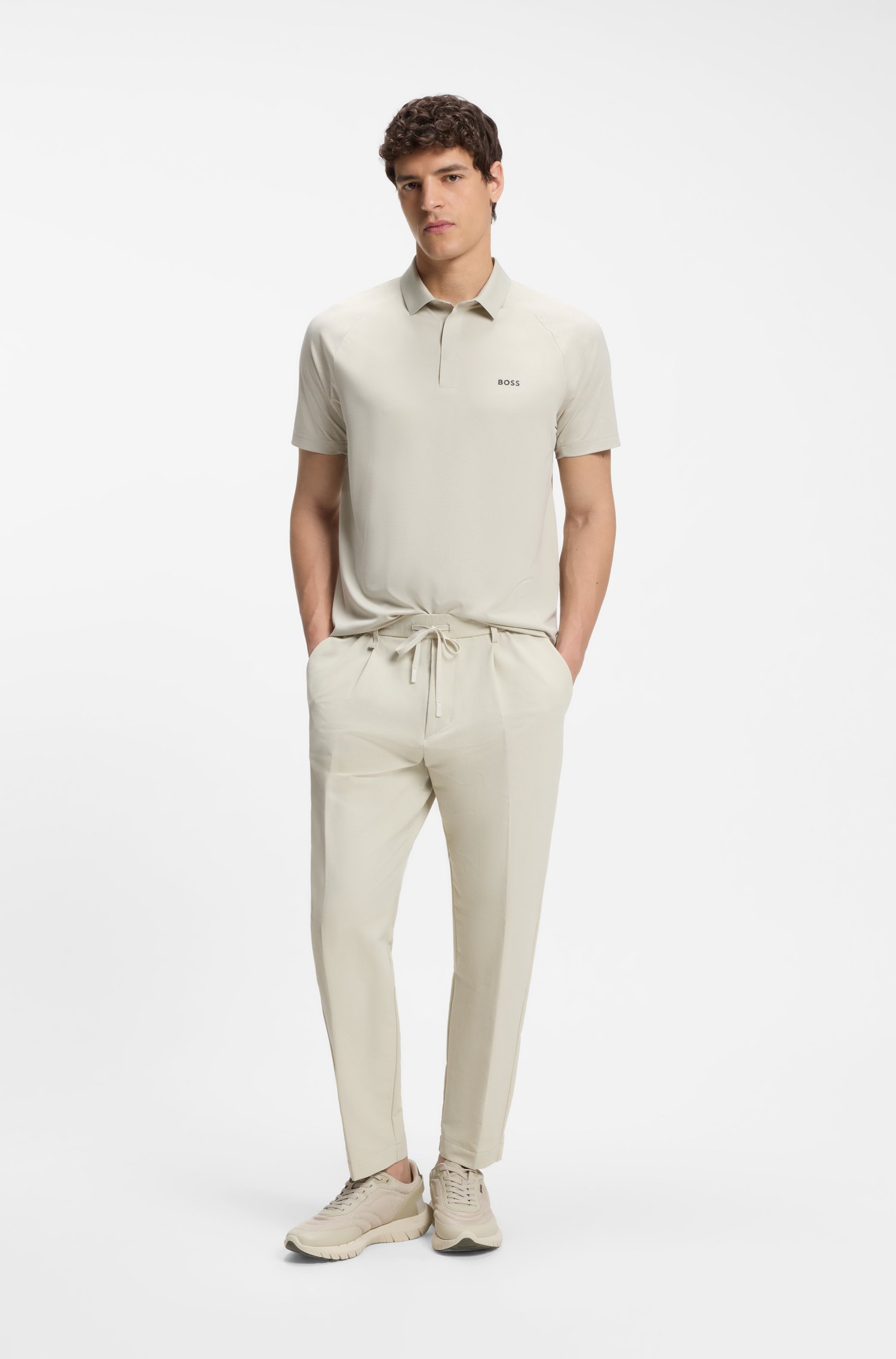 Boss Active polo shirt with moisture management pikéer herr – bild 2