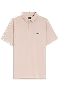 Active polo shirt with moisture management