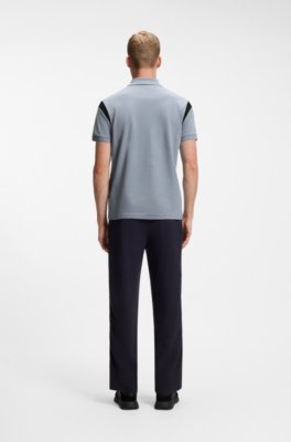 Boss Paddy polo shirt in stretch cotton pikéer herr – bild 3