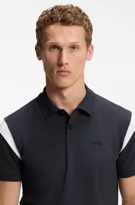 Paddy polo shirt in stretch cotton